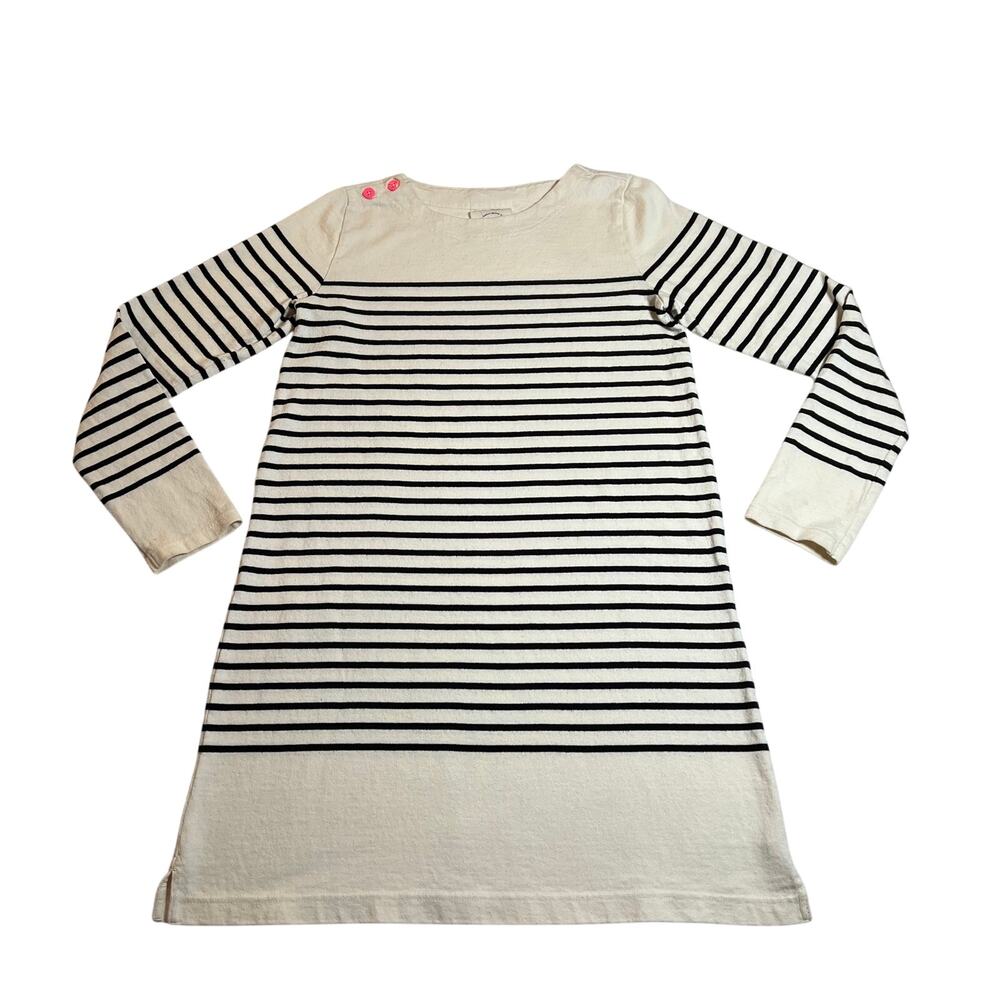 Anthropologie Allihop 3/4 Sleeve Stripe Knit Dress Size Small Coastal Sailor